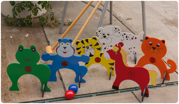 KROKETSPIL TIL 2 PERSONER.